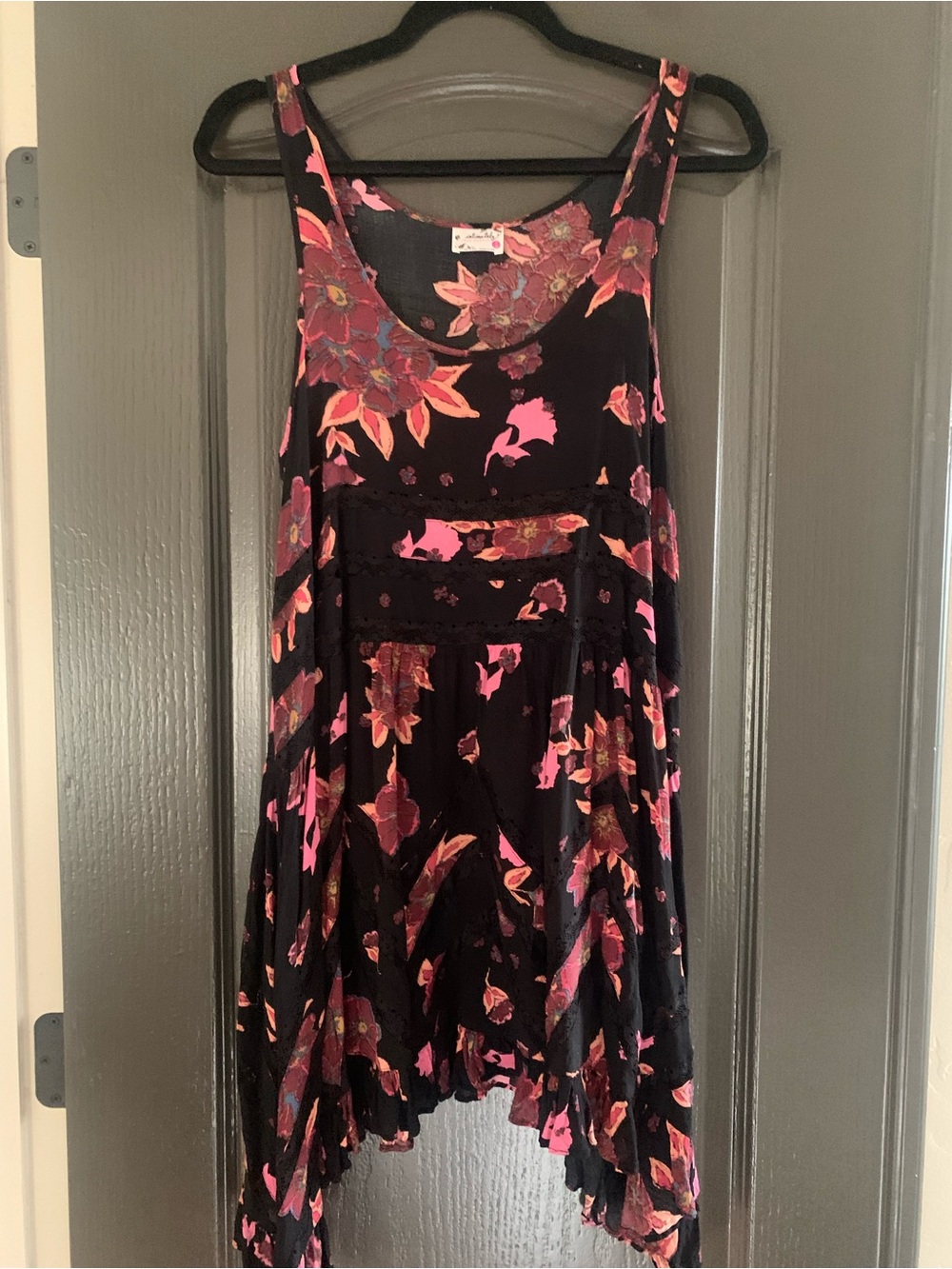 Free People trapeze slip dress